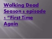 Walking Dead Season 6 premiere Epis...