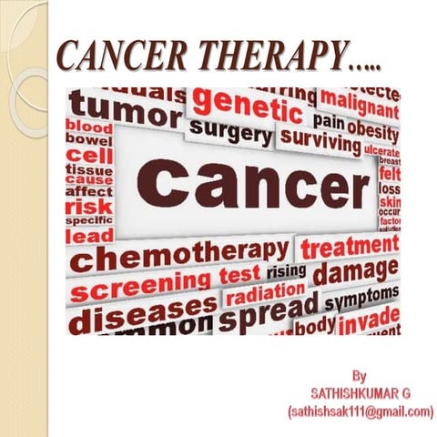 CANCER THERAPY