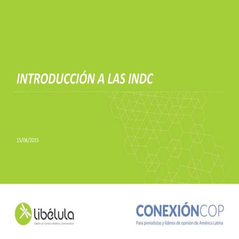 Introducción a las INDC