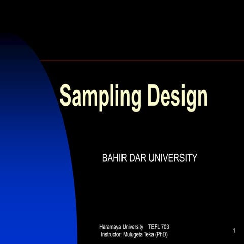 PPT 7 SAMPLING.ppt sampling an dsampling techniques