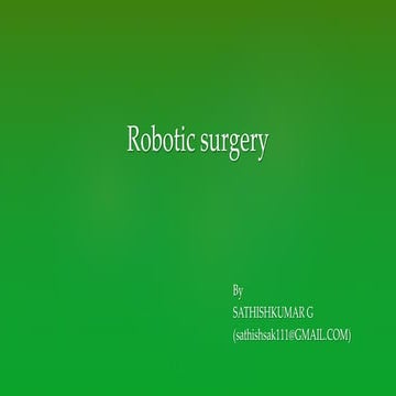 ROBOTIC SURGERY