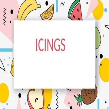 ICINGS, functions and basic types of icing