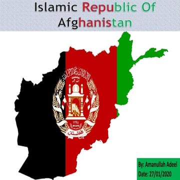Ppt about afghanistan by amanullah adeel final