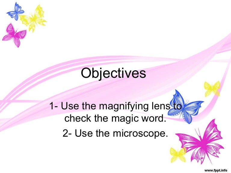 Ppt about microscope