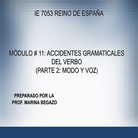 Ppt Accidentes Gram Verbo
