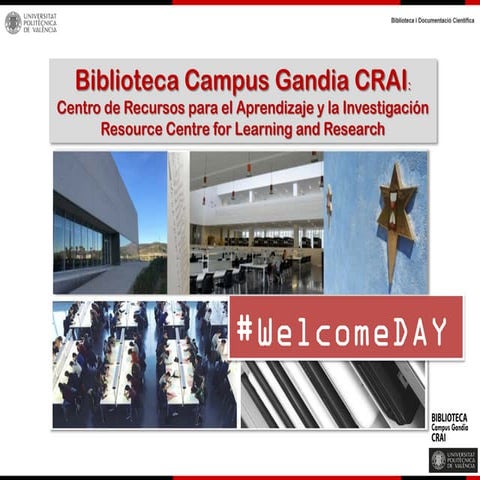 2017 Welcome Day Campus Gandia Library UPV