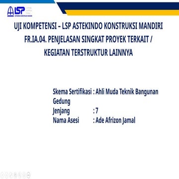 PPT AHLI MADYA TEKNIK BANGUNAN GEDUNG ADE AFRIZON JAMAL.pptx