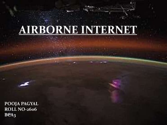AIRBORNE INTERNET