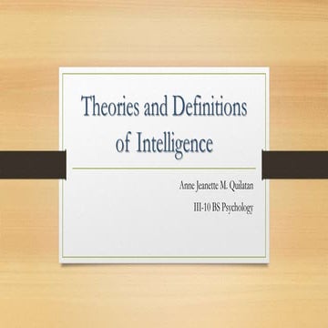 WHAT IS INTELLIGENCE DEFINITIONS AND THEORIES OF INTELLIGENCE visual data 6