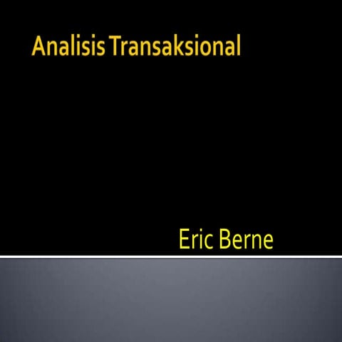 Ppt analisis transaksional
