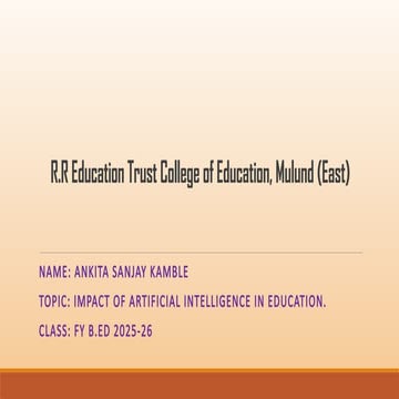 PPT ANKITA for the college Assignment...