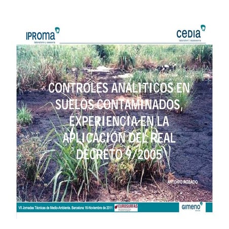 Eurosurfas 2011: Jornadas Medioambiente - Antonio rosado