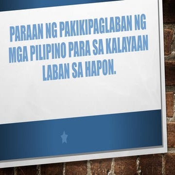 Labanan sa Bataan, Death March, Labanan.pptx