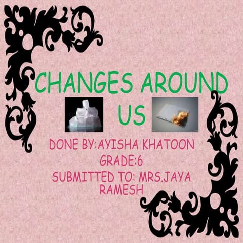science changes around us