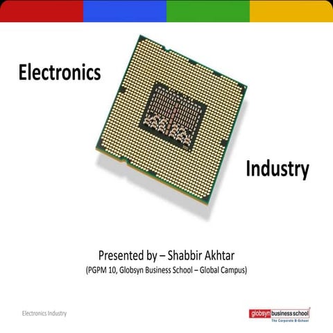Electronics Industry (Marketing Management)