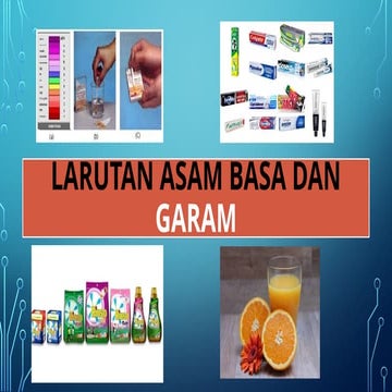 Contoh contoh dari isi senyawa asam dan Basa | PPTX