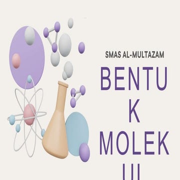 PPT Bentuk Molekul Kimia kelas 11 kurmer