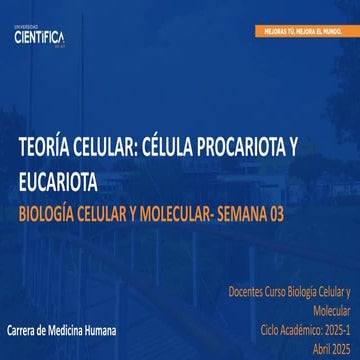 Célula procariotas y eucariotas | PPTX