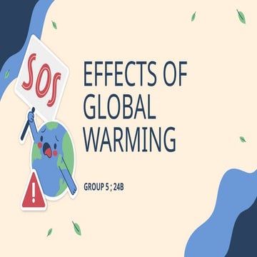 Comprehensive Overview of Global Warming Effects and Solutions | PPTX