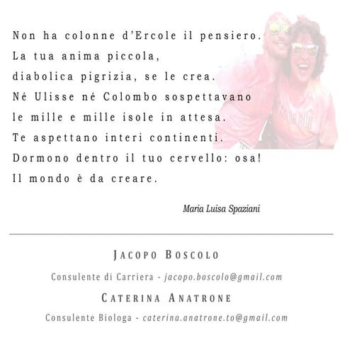 Jacopo Boscolo e Caterina Anatrone - Rimarrai disoccupato a vita, lo sai? (ma anche no!),