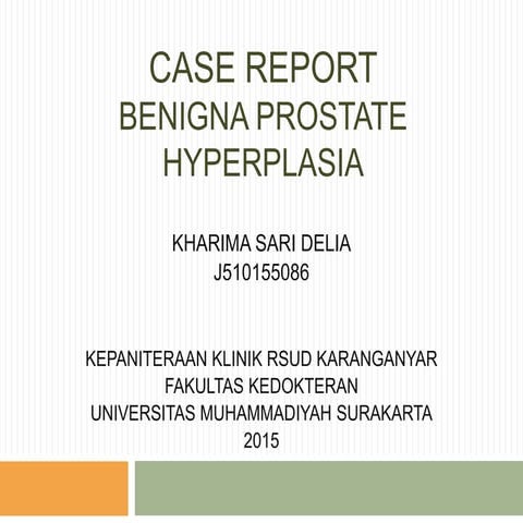Laporan Kasus BPH