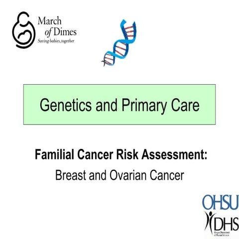 Genetic Testing for Cancer Risk | PDF