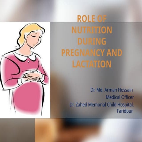 Nutrition during pregnancy and lactation | PPT