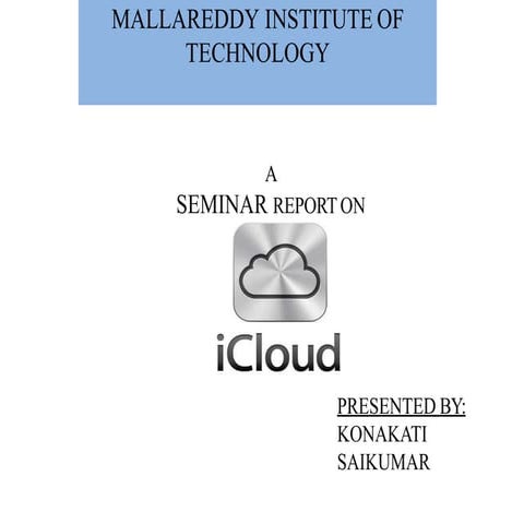 Ppt by saikumar icloud