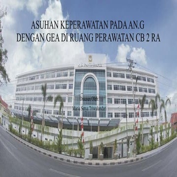 ASKEP ANAK DENGAN GEA DIRUANG CB2 RA RSPR