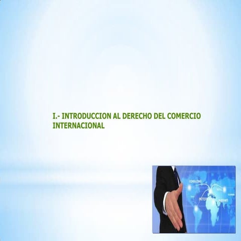 Ppt comercio internacional unidad i