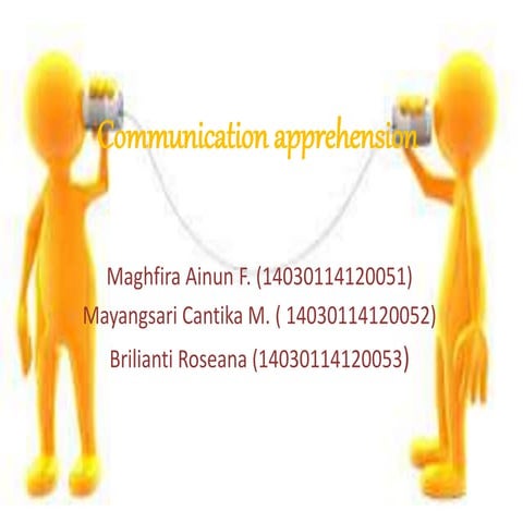 communication apprehension