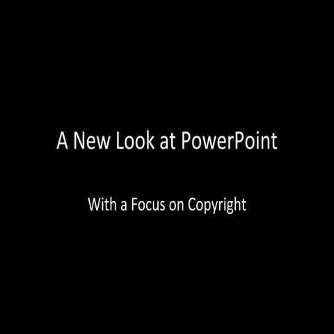 Powerpoint and Copyright