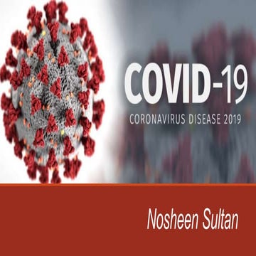 Coronavirus disease pandemic (Covid-19) ppt presentation slideshare | PPTX