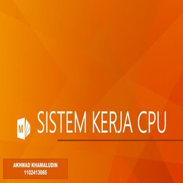 Ppt cpu