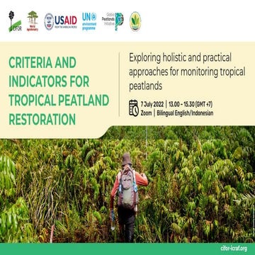 Economic indicators for peatland restoration | PDF