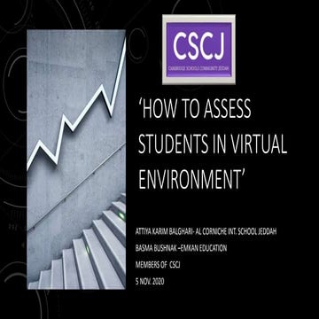 How to Assess Students in Virtual Environment?