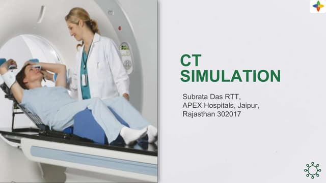 importance of ct-simulator in radiotherapy | PPTX