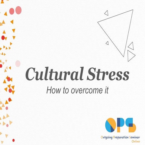 Ppt cultural stress - ohne videos
