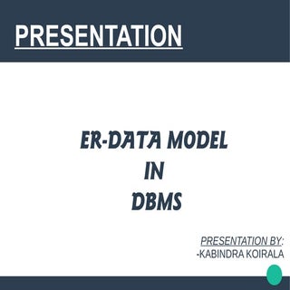 ER Model in DBMS