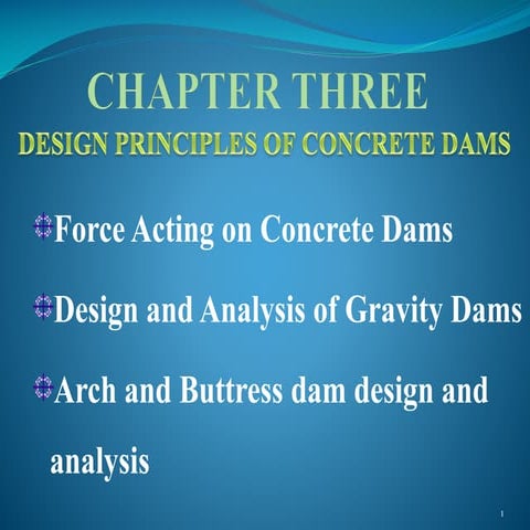 Types of Forces Acting on Gravity Dam | PPTX