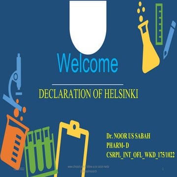 DECLARATION OF HELSINKI