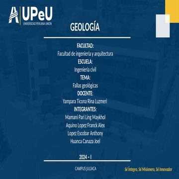 Fallas Geologicas Pdf