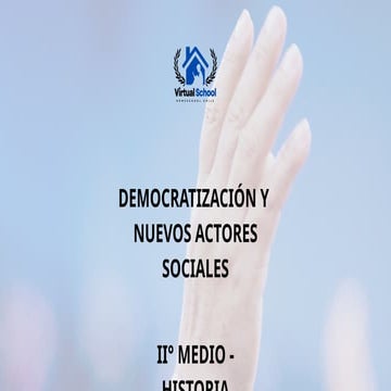 Nuevos actores politicos y sociales | DOCX