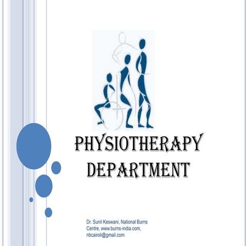 Ppt dept design by Dr. Sunil Keswani, National Burns Centre, Airoli