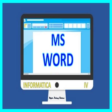 Elementos de word | PPTX