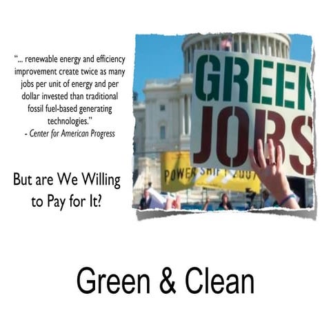 Ppt dirty side of green careers