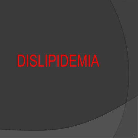 Ppt dislipidemia