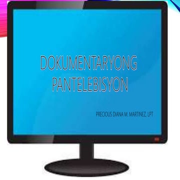 dokumentaryong pantelebisyon