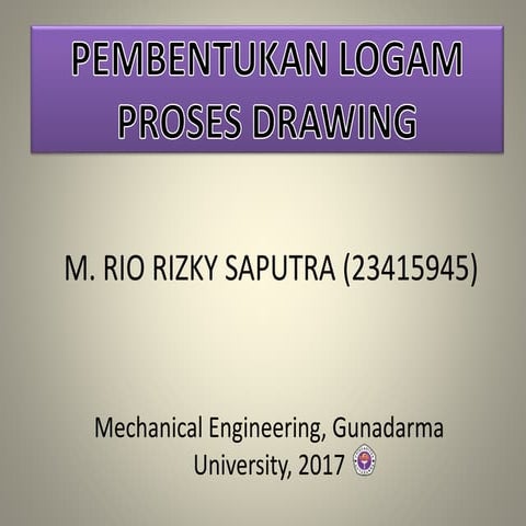 DRAWING PROSES