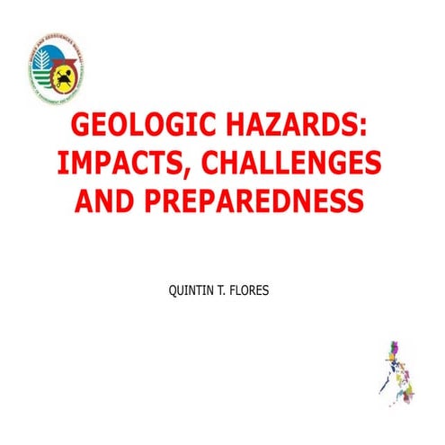 Geohazard mapping and assessment program | PPTX
